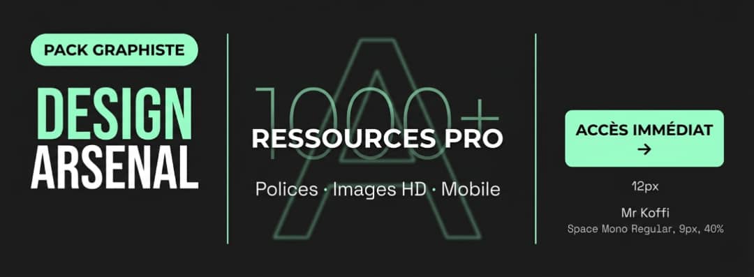 DESIGN ARSENAL – 1000+ RESSOURCES PRO