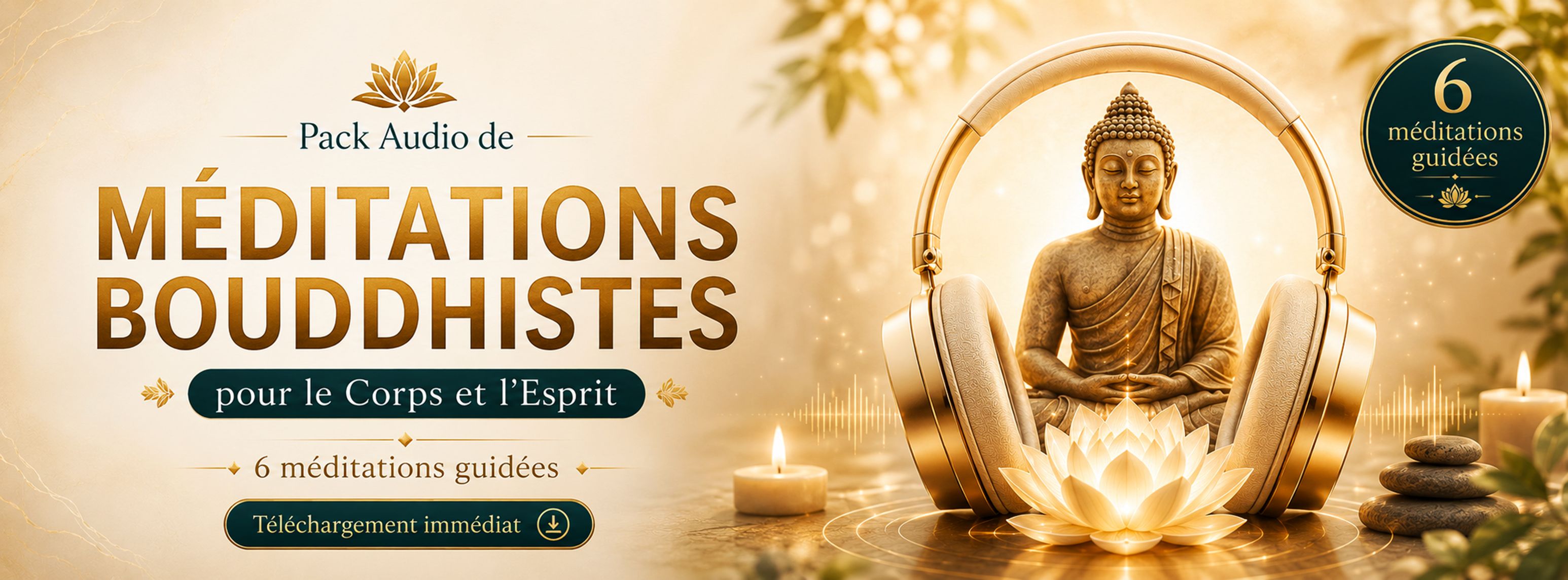 Pack Audio de Méditations Bouddhistes pour le Corps et l’Esprit