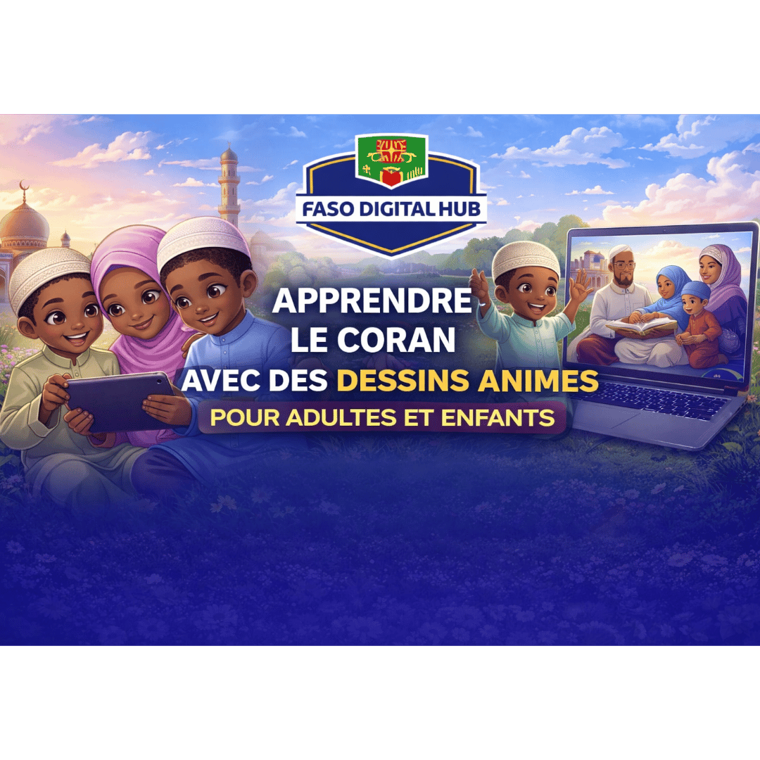 500 DESSINS ANIMÉS CORANIQUE POUR ENFANTS & FAMILLES MUSULMAN
