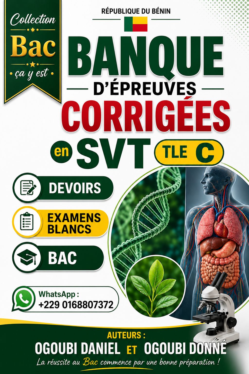 BANQUE D'ÉPREUVES CORRIGÉES SVT TLE C ( 𝗲𝗽𝗿𝗲𝘂𝘃𝗲𝘀 + 𝗰𝗼𝗿𝗿𝗶𝗴𝗲𝘀 𝘁𝘆𝗽𝗲𝘀)