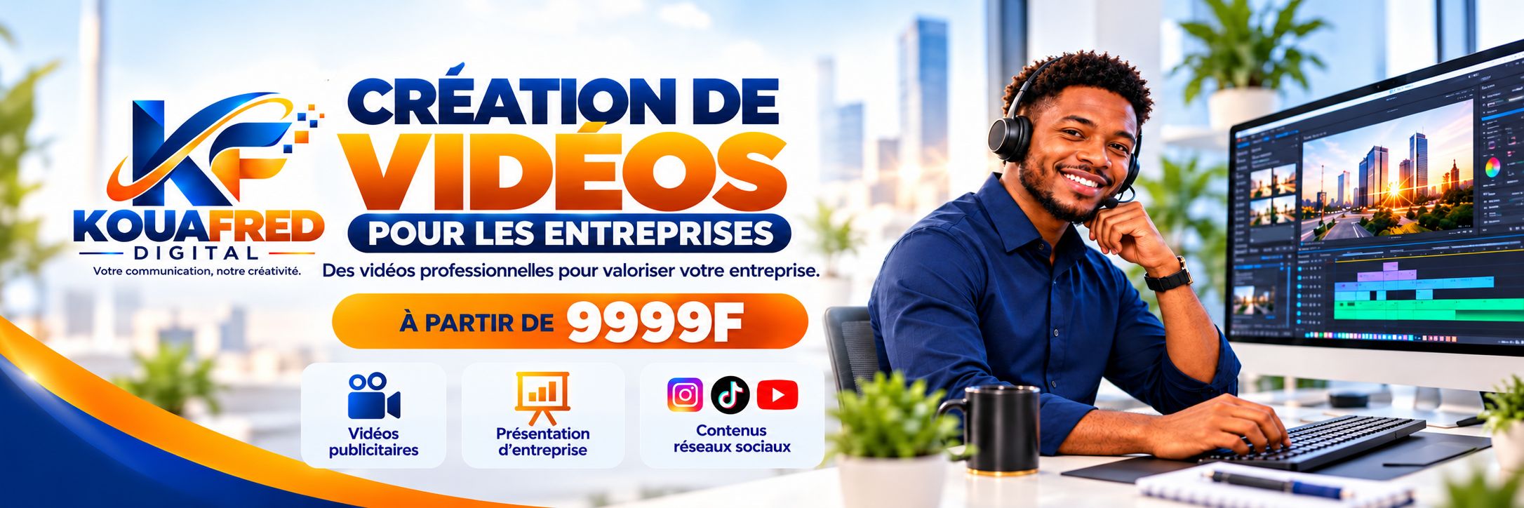 SERVICE DE CRÉATION DE VIDÉO PUBLICITAIRE DES ENTREPRISE S