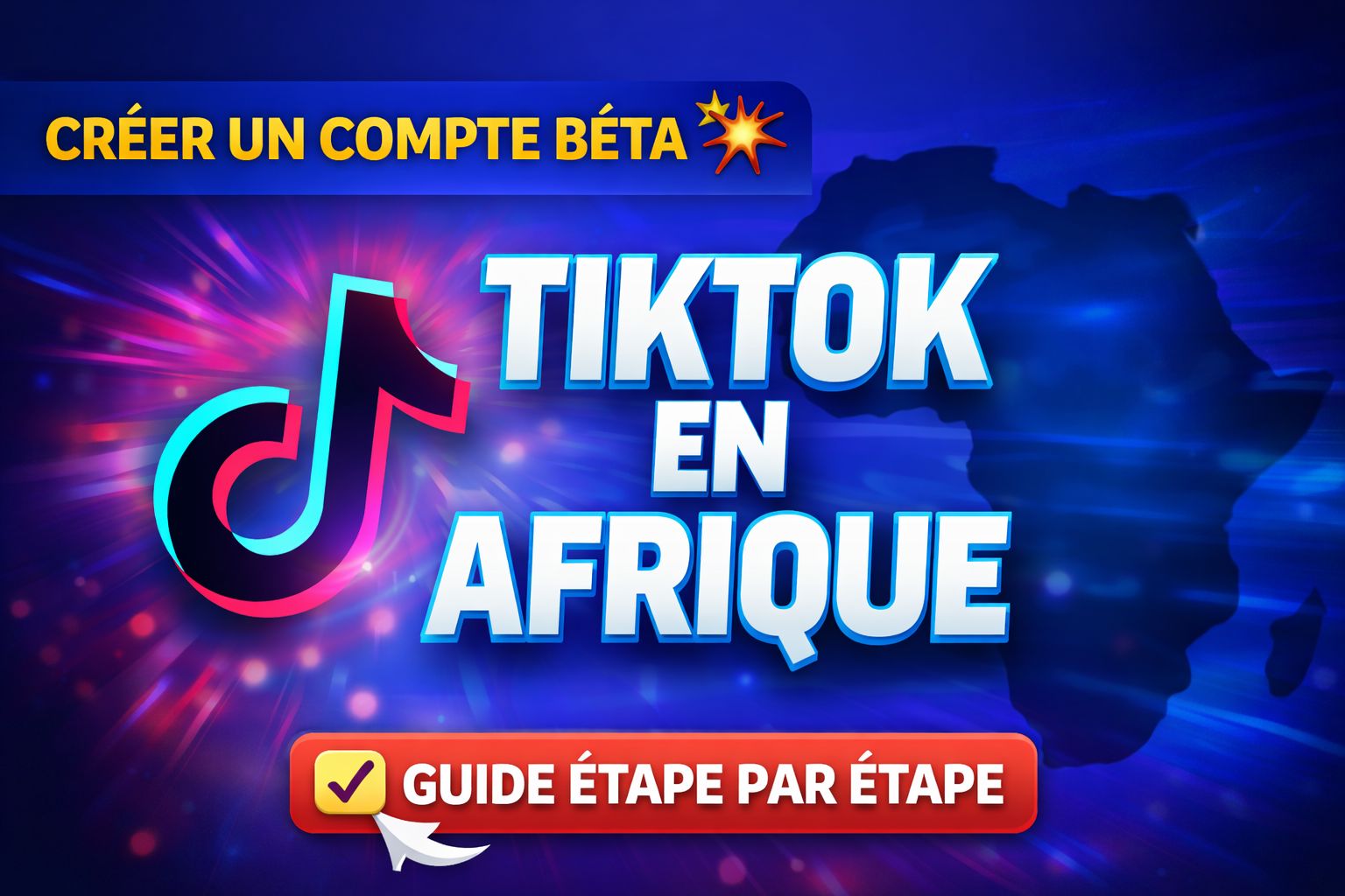 Création de compte bêta TikTok en Afrique 🤯📚