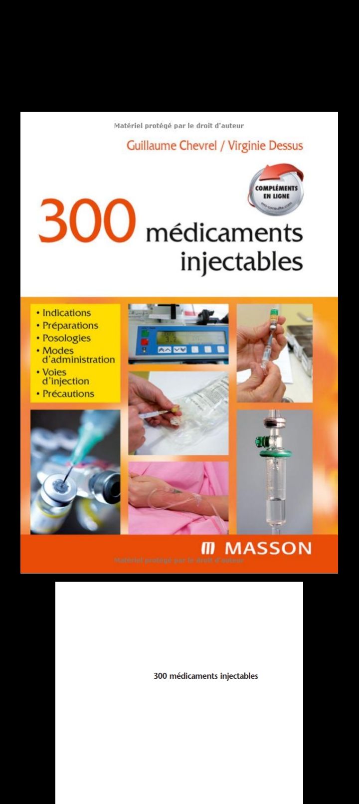 300 Médicaments injectables