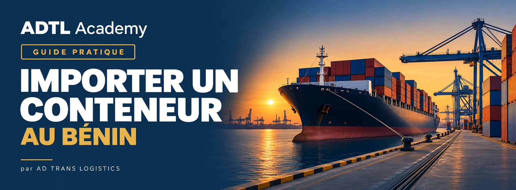 Importer un conteneur au Bénin : guide pratique