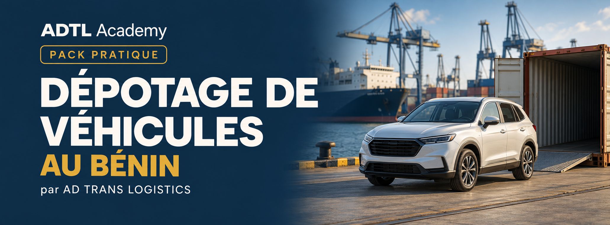 Dépotage de véhicules au Bénin : pack pratique
