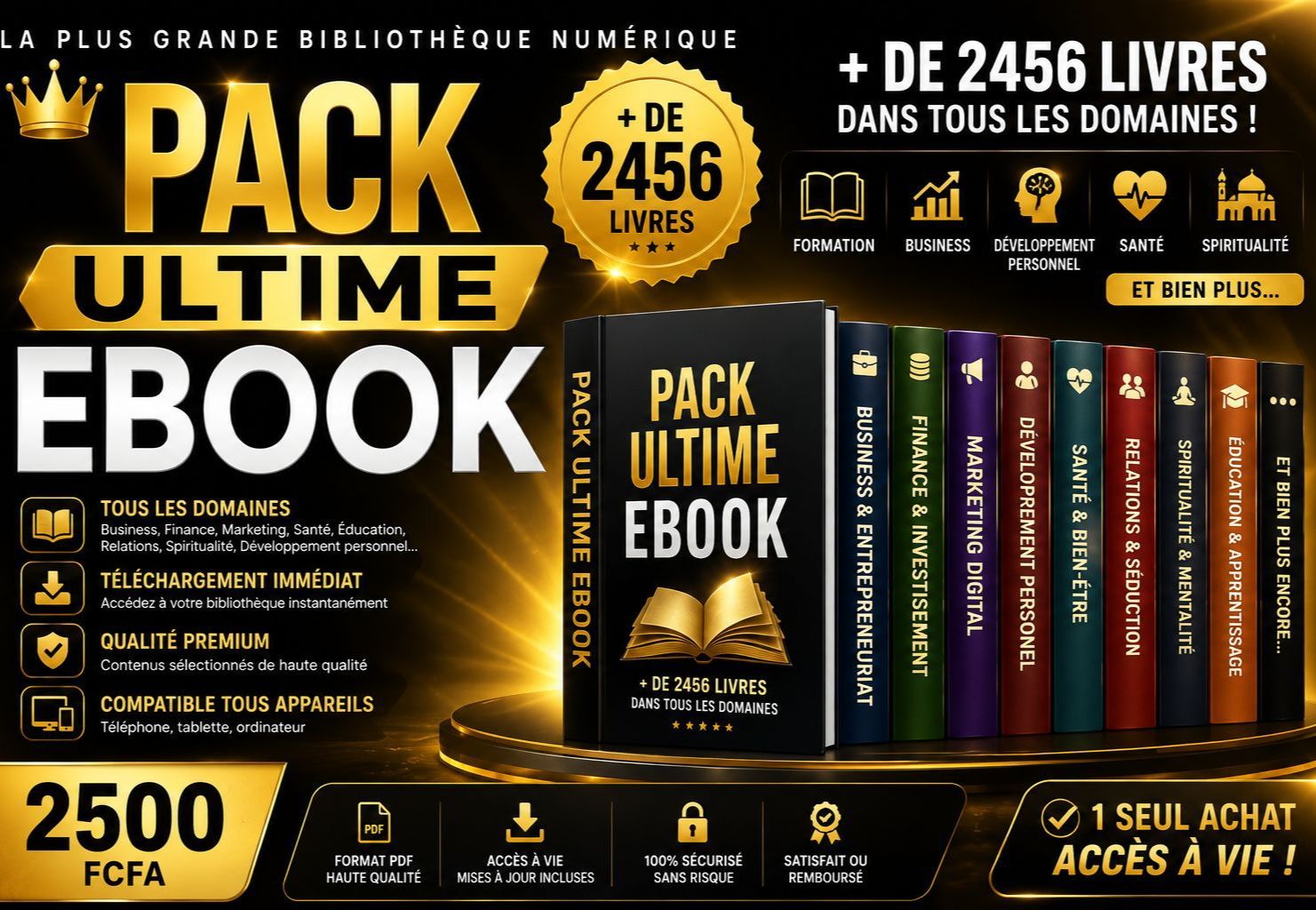 Pack 2000 Livres : Finance, Business & Croissance Personnelle – Votre Guide Complet