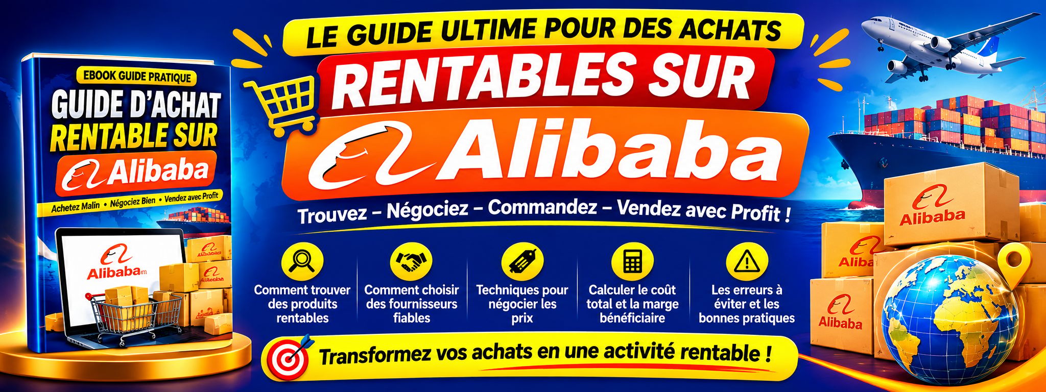 Alibaba Rentable–Acheter Moins Cher et Revendre avec Profit