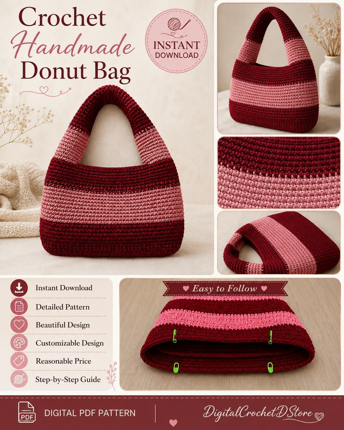 Trendy Donut Bag