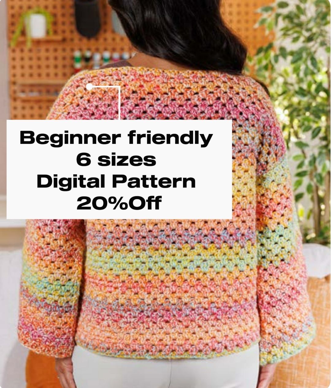 Crochet Grand Granny Pullover Pattern