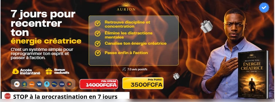 7 Jours pour Recentrer Votre Énergie Créatrice