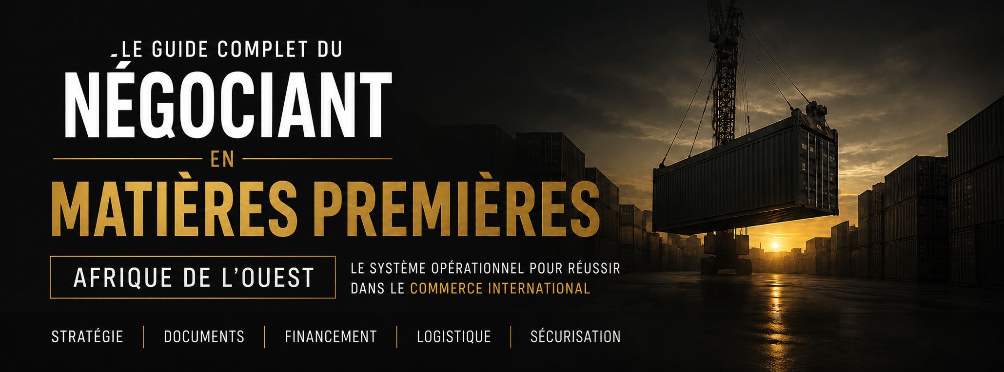 Le Guide Complet du Négociant en Matières Premières — Afrique de l'Ouest