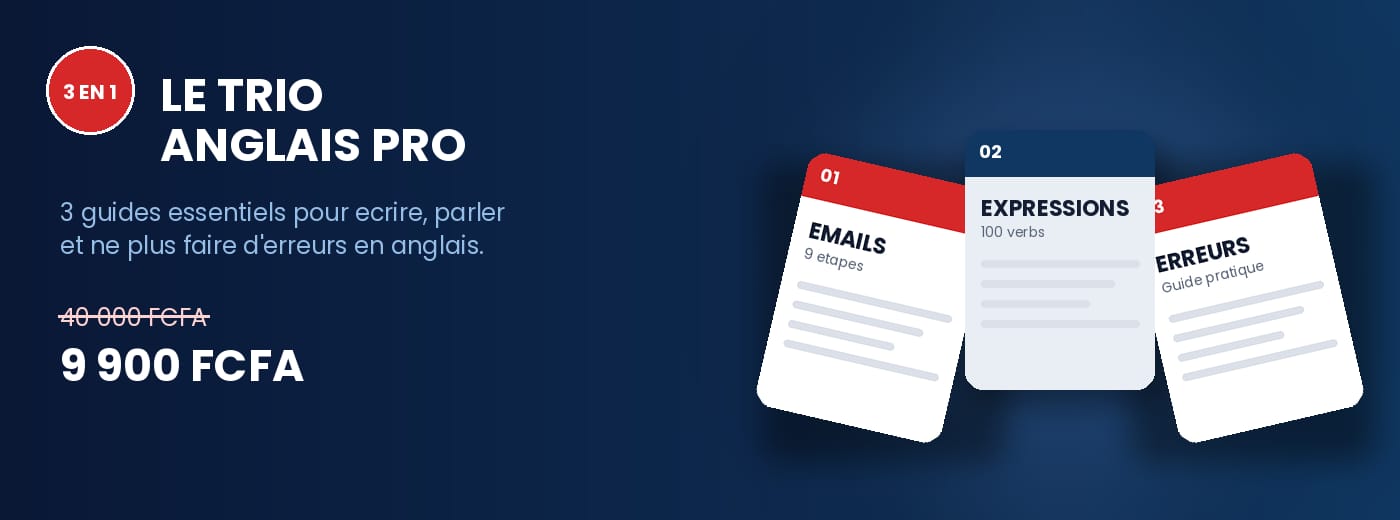 Le Trio Anglais Pro : Emails Pro, Anglais Juridique & Verbes Irréguliers