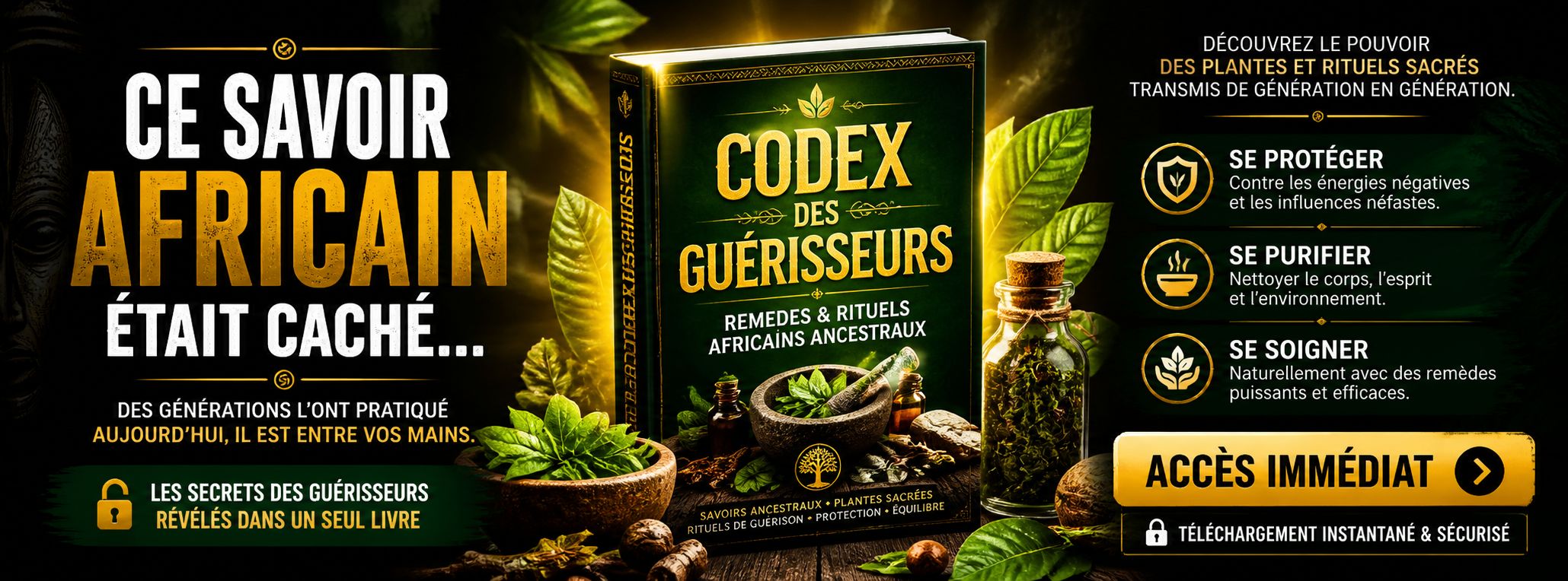 Codex des Guérisseurs – Médecine traditionnelle africaine & remèdes ancestraux