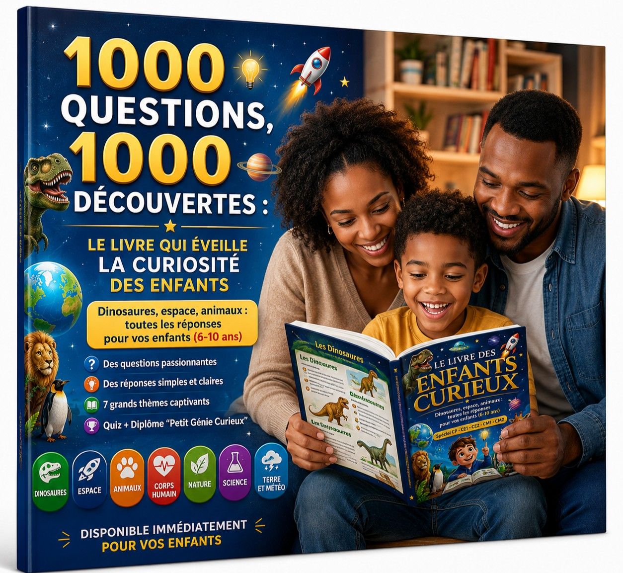 Le livre des enfants curieux : Faire de ton enfant un Génie ✨🧠