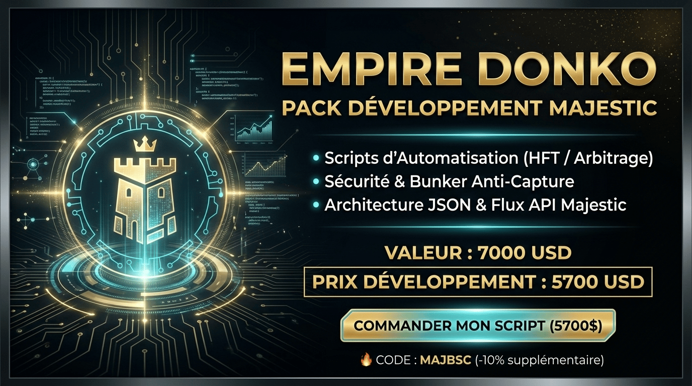 PACK DÉVELOPPEMENT MAJESTIC : Logiciels & Code Haute Performance