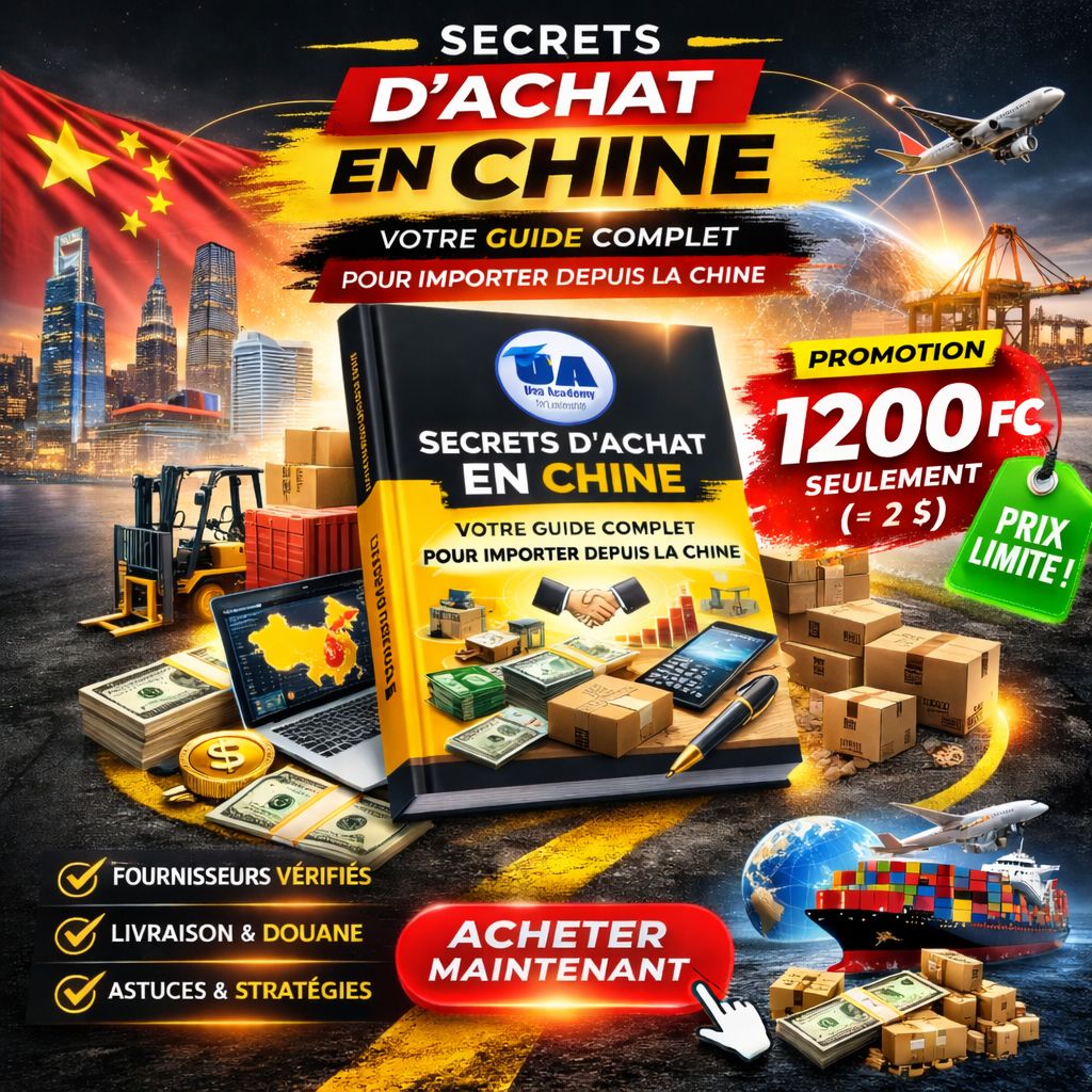 Apprend à acheter des produits en chine depuis l’Afrique.