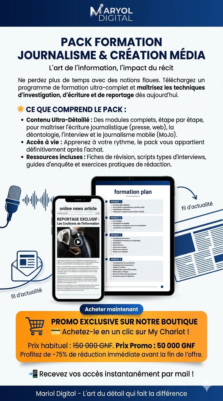 Formation en journalisme