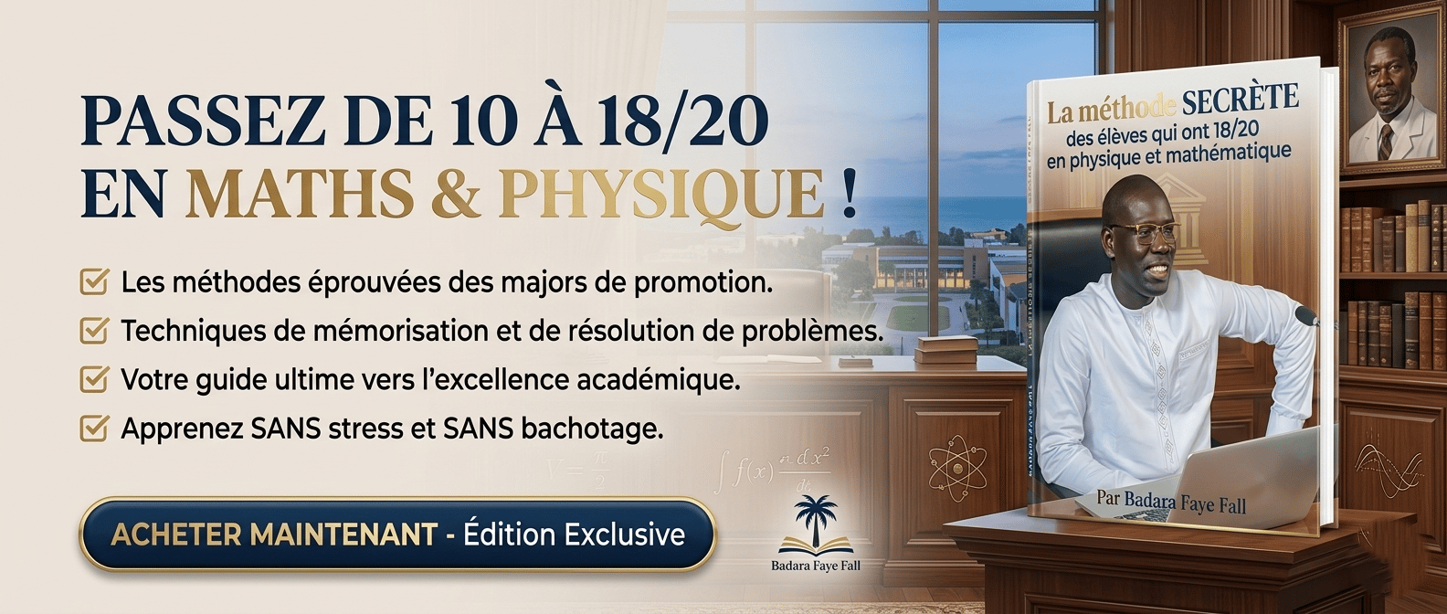 La méthode SECRÈTE des élèves qui ont 18/20 en physique et mathématique