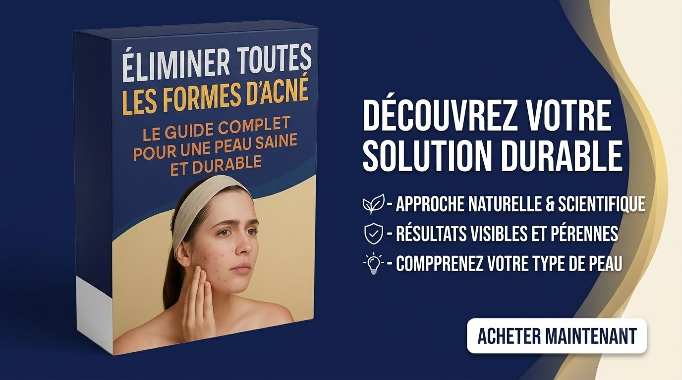 ÉLIMINER TOUTES LES FORMES D’ACNÉ : LE GUIDE COMPLET POUR UNE PEAU SAINE ET DURABLE