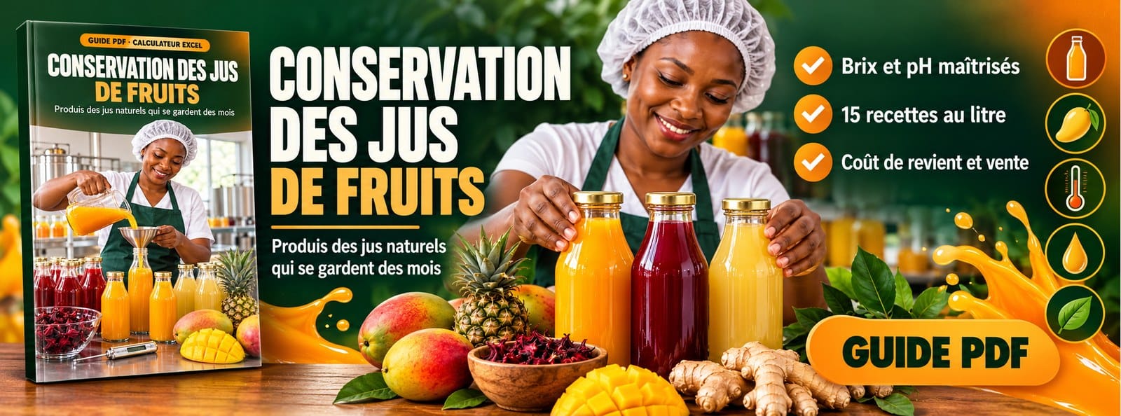 Conservation des jus de fruits : produis des jus qui se gardent des mois