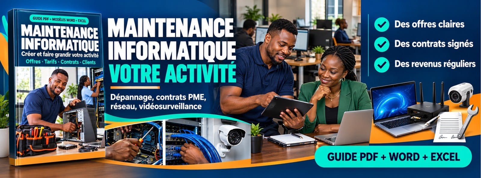 Créer son activité de maintenance informatique : offres, tarifs, contrats