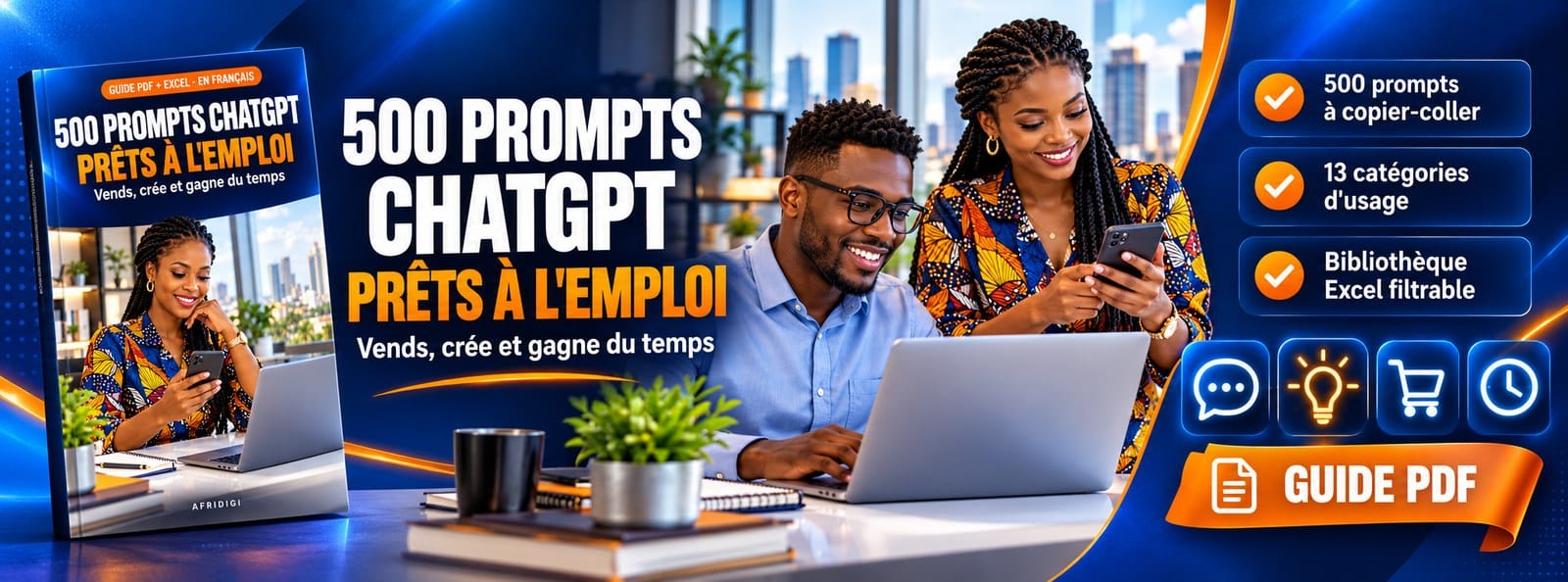500 prompts ChatGPT prêts à l'emploi pour vendre, créer et gagner du temps