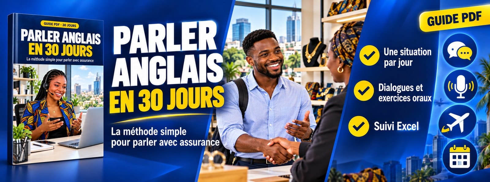 Parler anglais en 30 jours : la méthode simple pour parler avec assurance