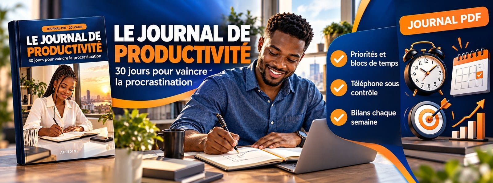 Le Journal de productivité : 30 jours pour vaincre la procrastination