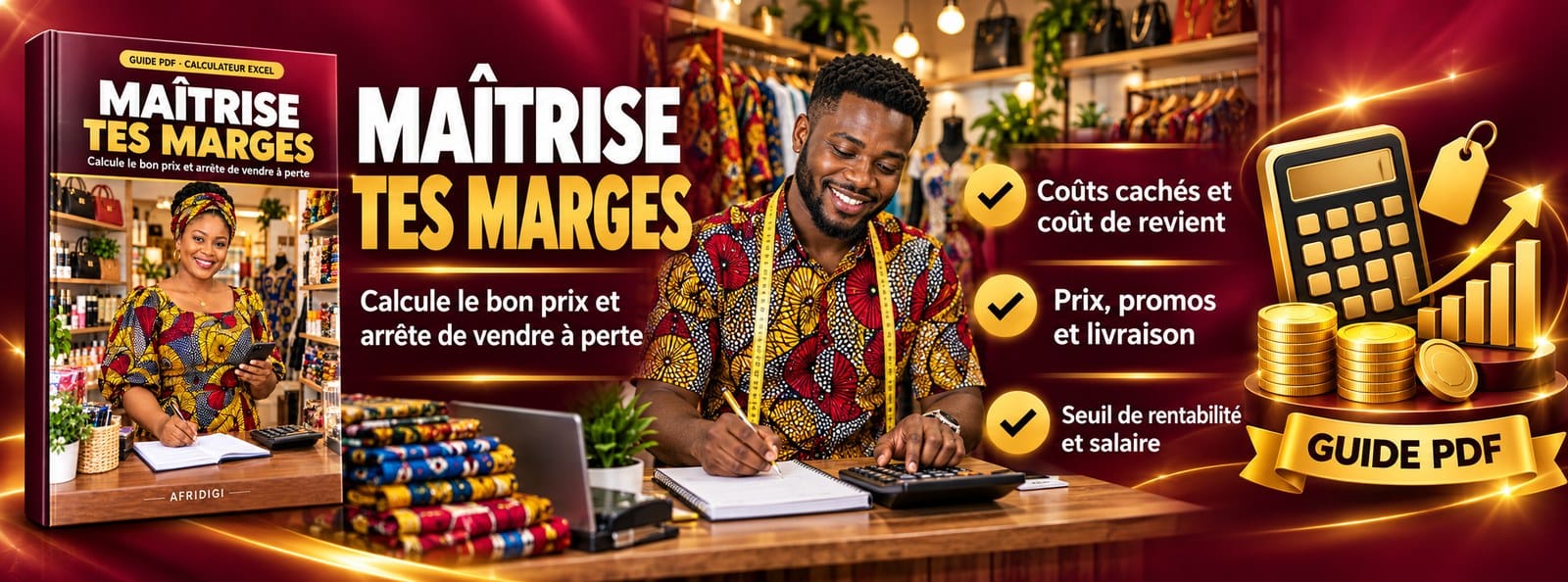 Maîtrise tes marges : calcule le bon prix de vente et arrête de vendre à perte
