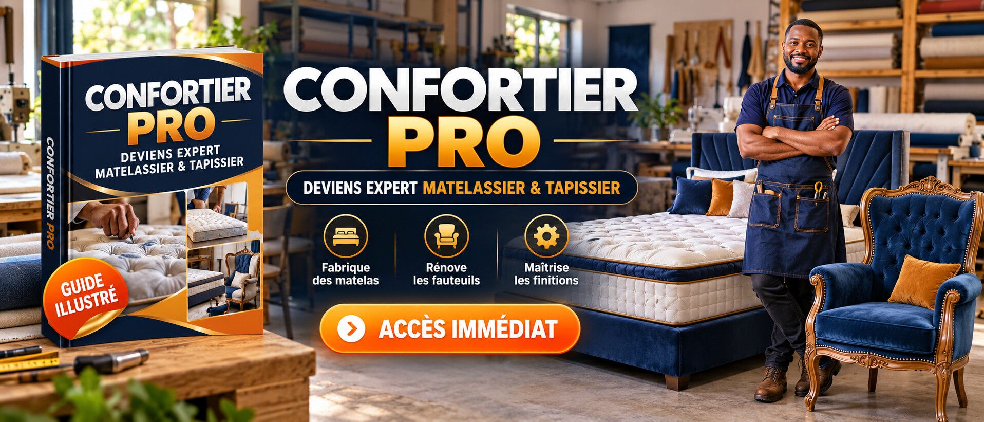 Deviens Expert Matelassier & Tapissier