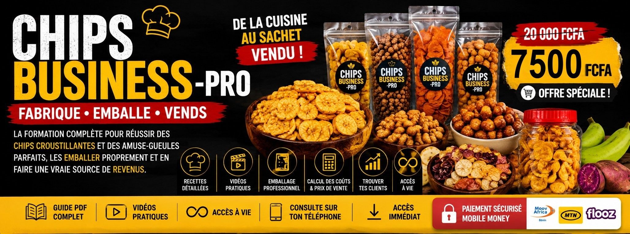 Chips Business- Pro Fabrique • Emballe • Vends
