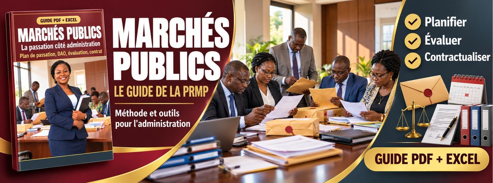 Passation des marchés publics : le guide de la PRMP + Excel