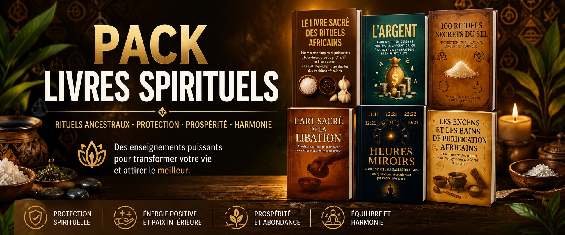Pack Livres Spirituels