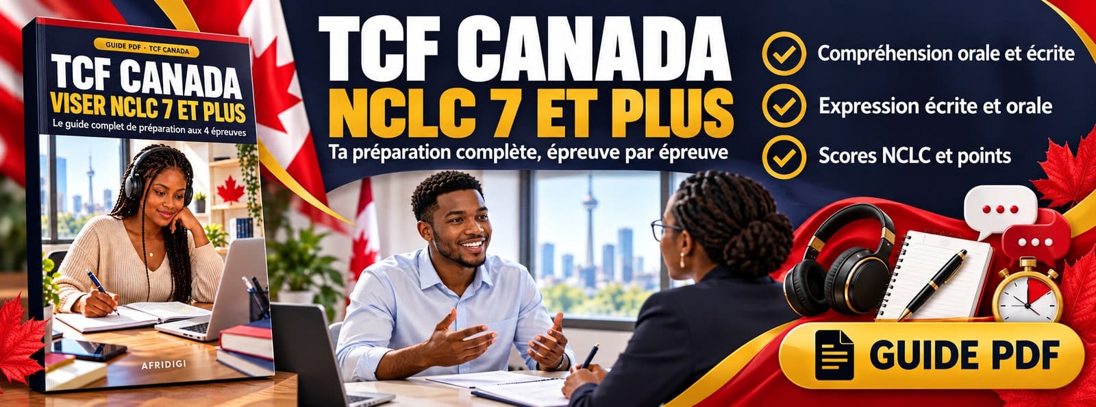 TCF Canada : le guide complet pour viser NCLC 7 et plus