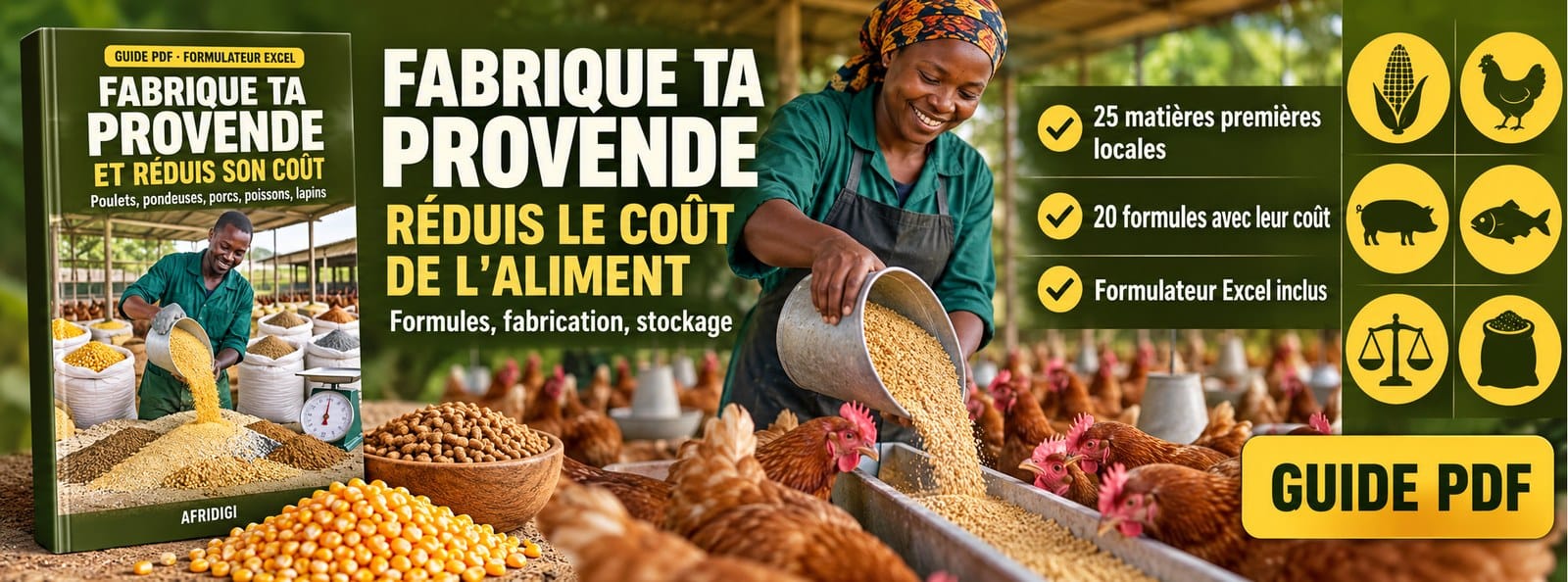 Fabrique ta provende : réduis le coût de l'aliment de tes animaux
