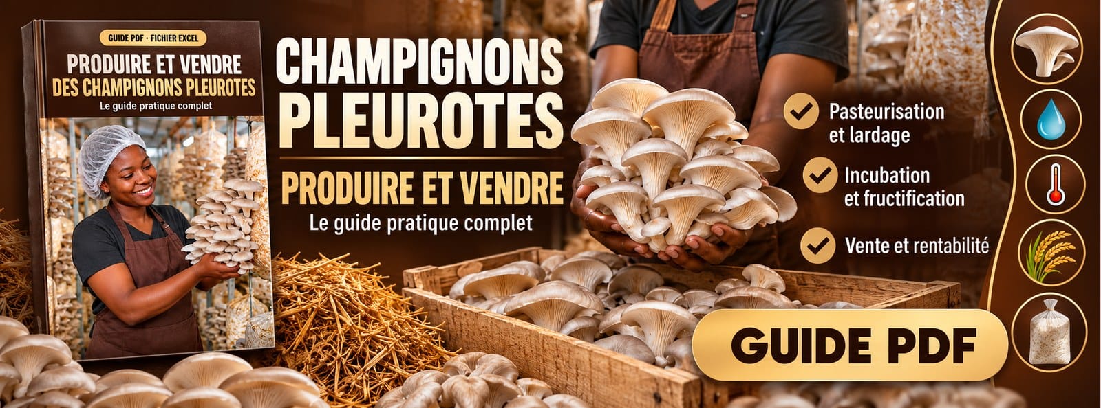 Produire et vendre des champignons pleurotes : le guide pratique complet