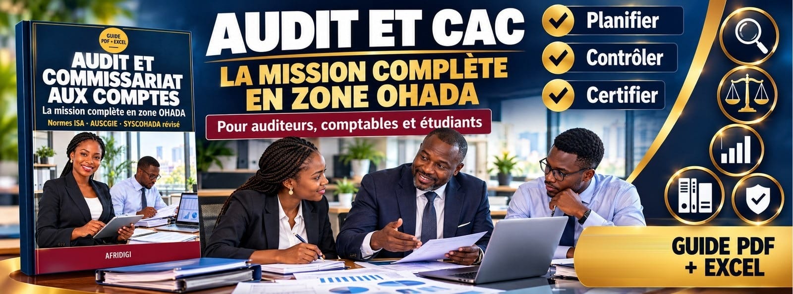 Audit et commissariat aux comptes en zone OHADA : guide + Excel