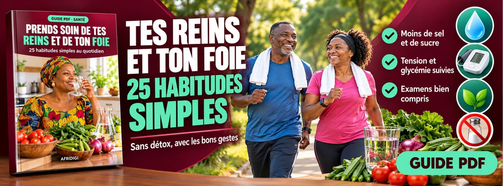 Prends soin de tes reins et de ton foie : 25 habitudes simples au quotidien