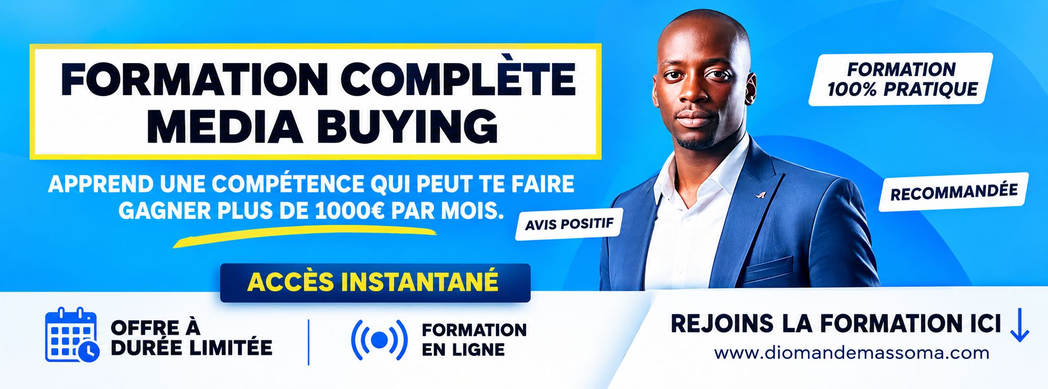 200 000 FCFA/mois minimum grâce au Media Buying