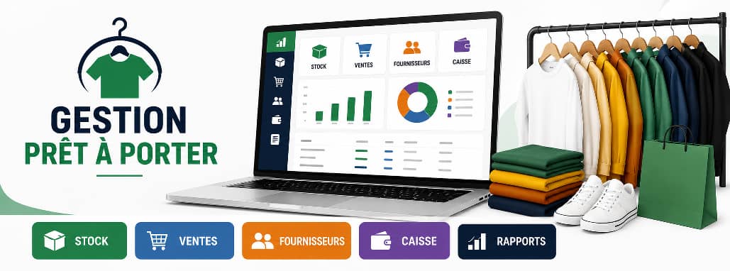 Gestion PRÊT-À-PORTER — Gérez votre boutique simplement