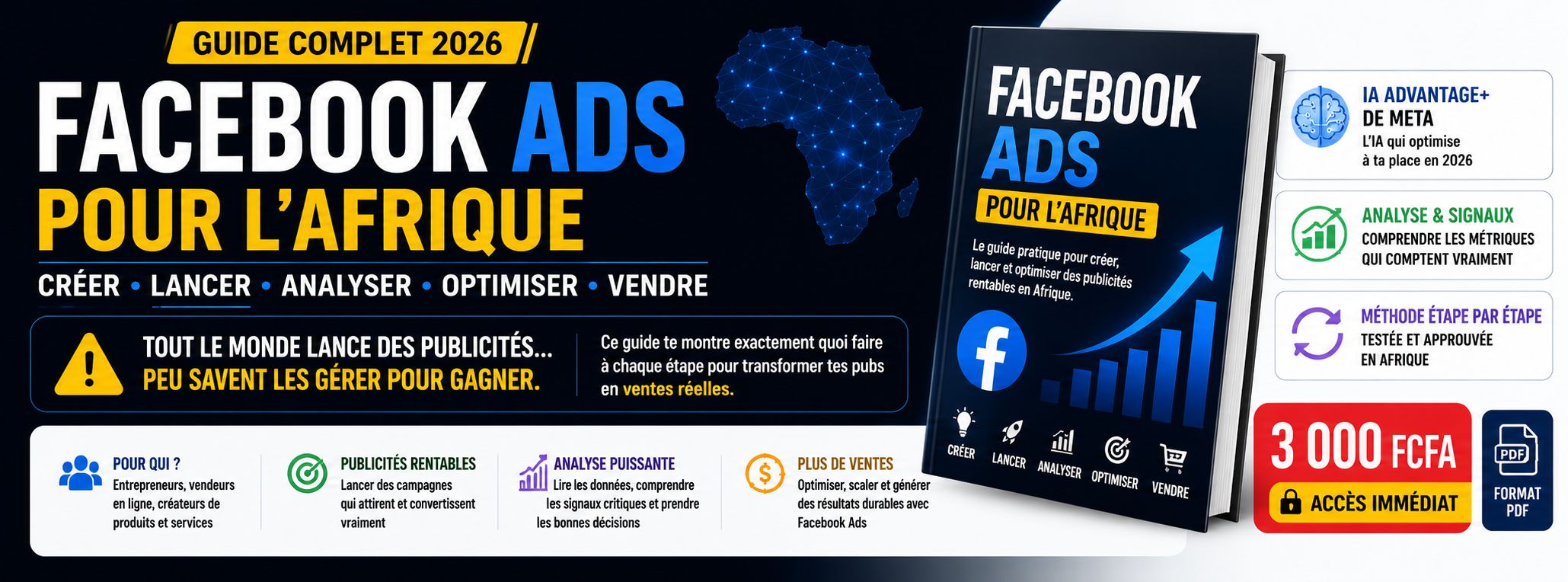 Pack : Vendre des Produits Numériques avec Facebook Ads en 2026 — Guide Complet + Guide Visuels