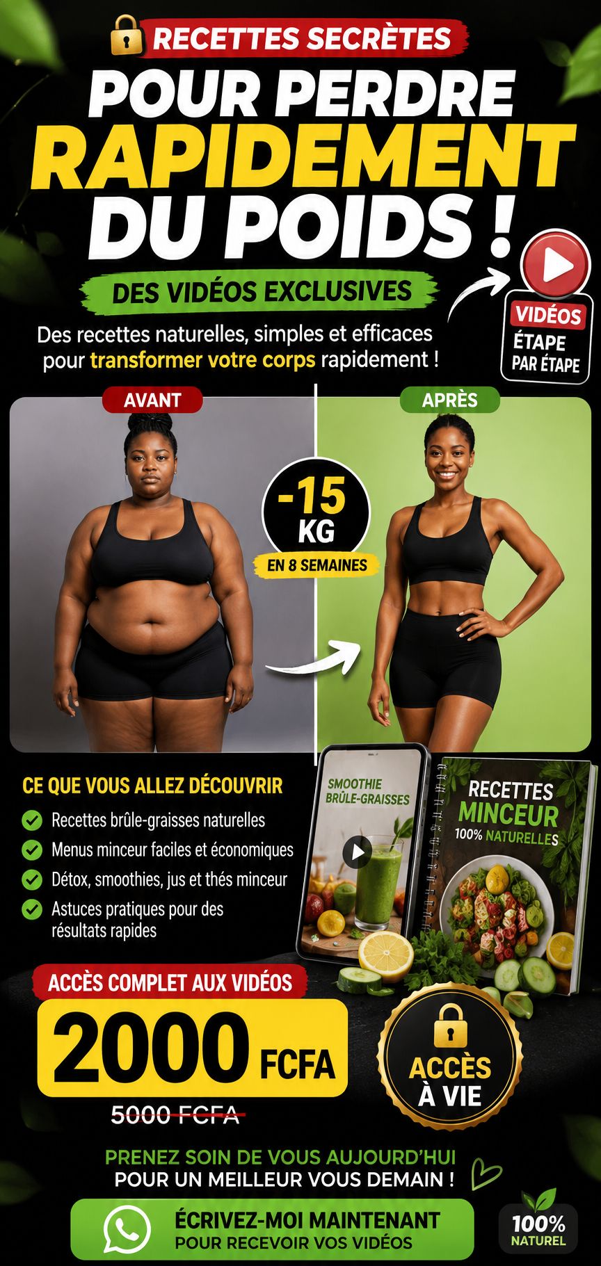 Recette secrète pour perdre du poids
