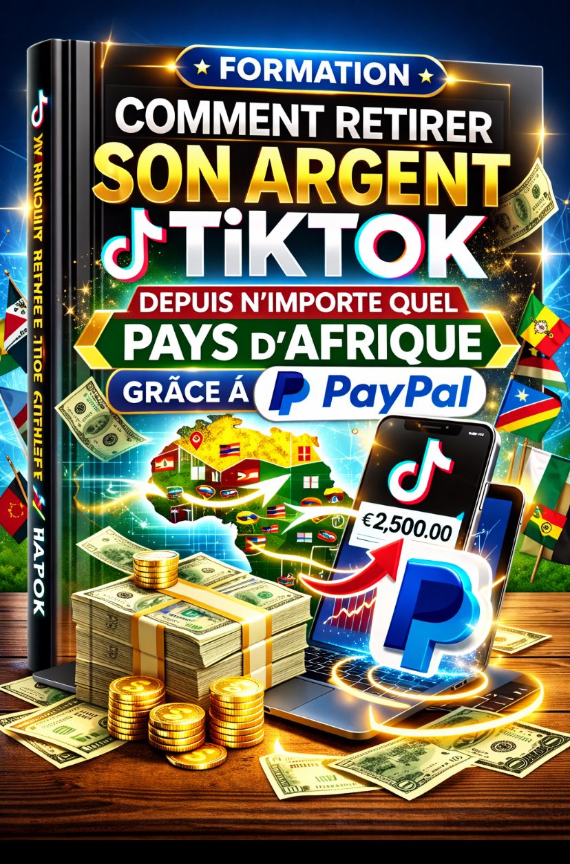 Formation : Comment retirer son argent TikTok depuis n’importe quel pays d’Afrique grâce à PayPal