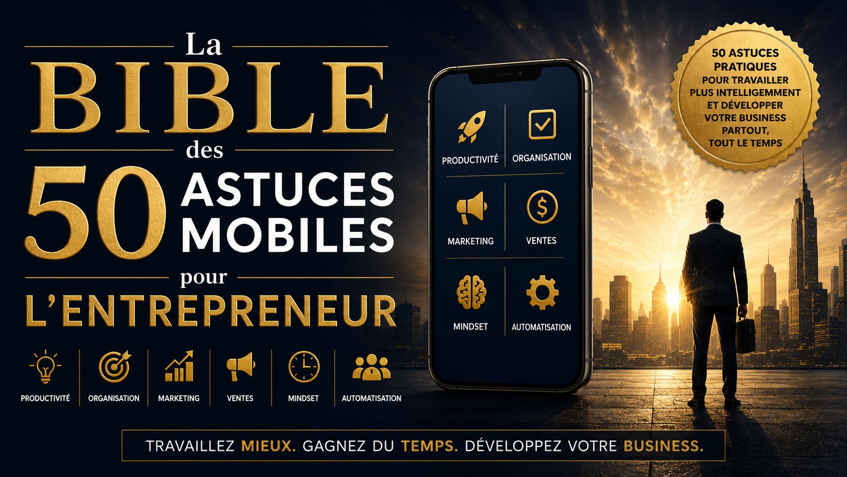 La Bible des 50 Astuces Mobiles pour l'Entrepreneur