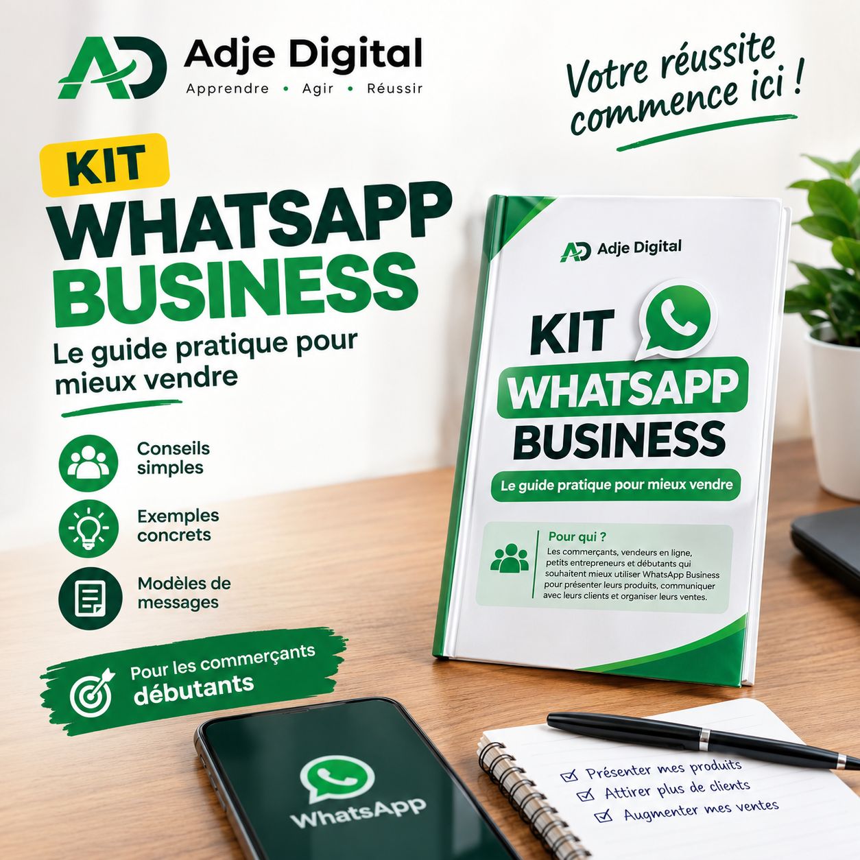 Kit WhatsApp Business : le guide pratique pour mieux vendre