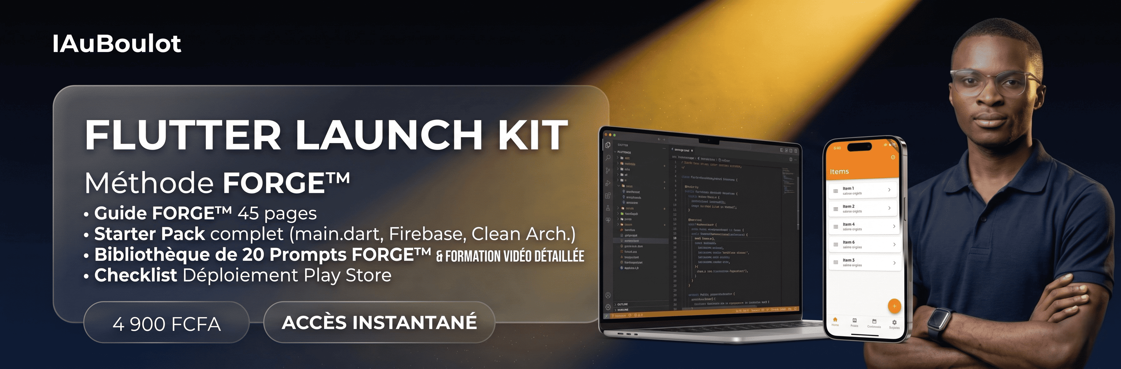 Flutter Launch Kit — Méthode FORGE™