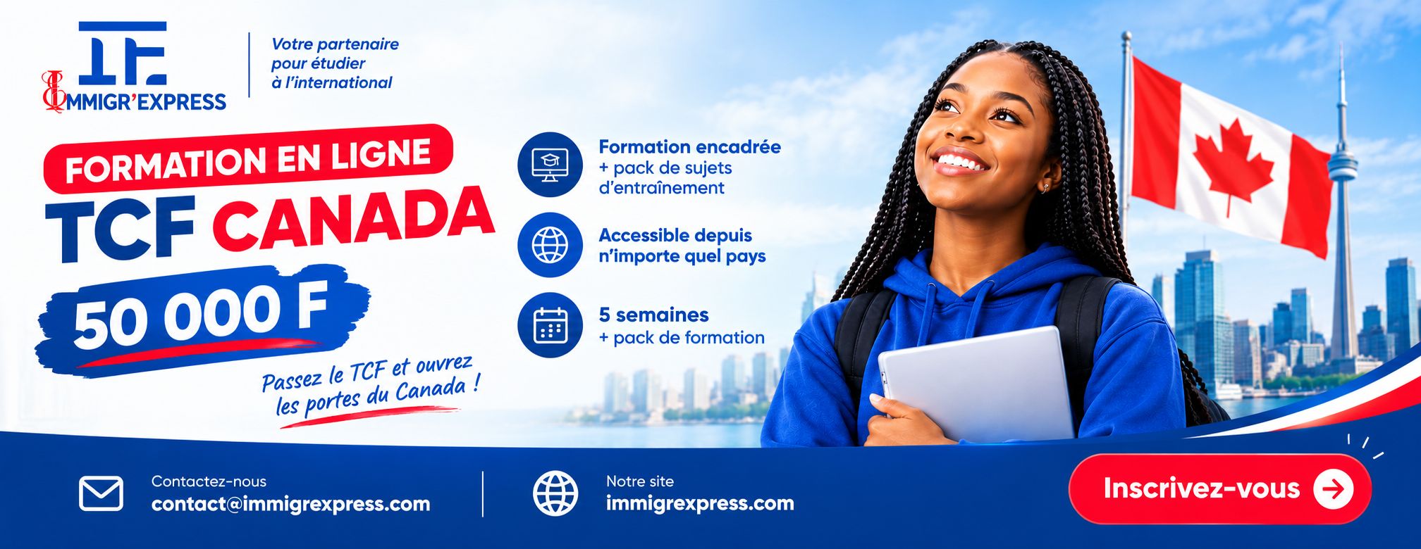 Réussissez votre TCF Canada avec des C2