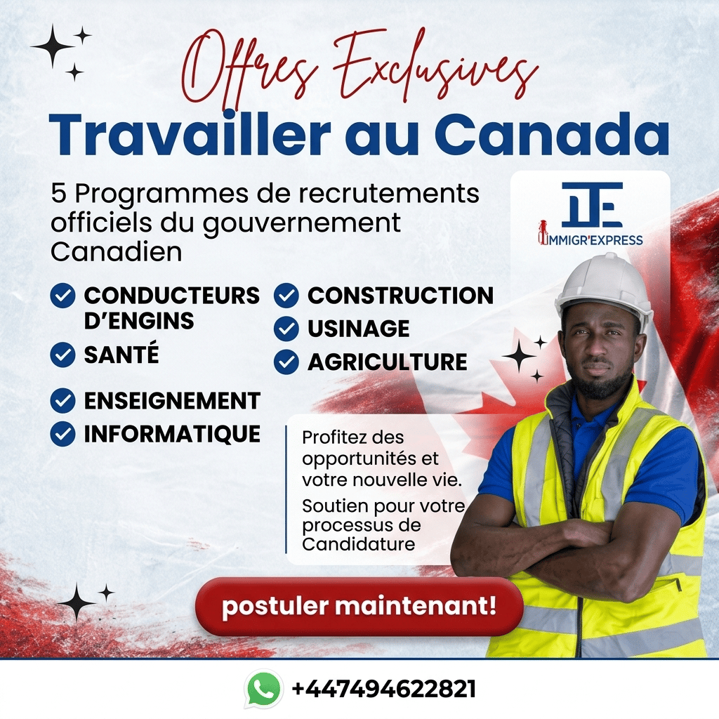 Recherche d’Emploi au Canada & Candidatures