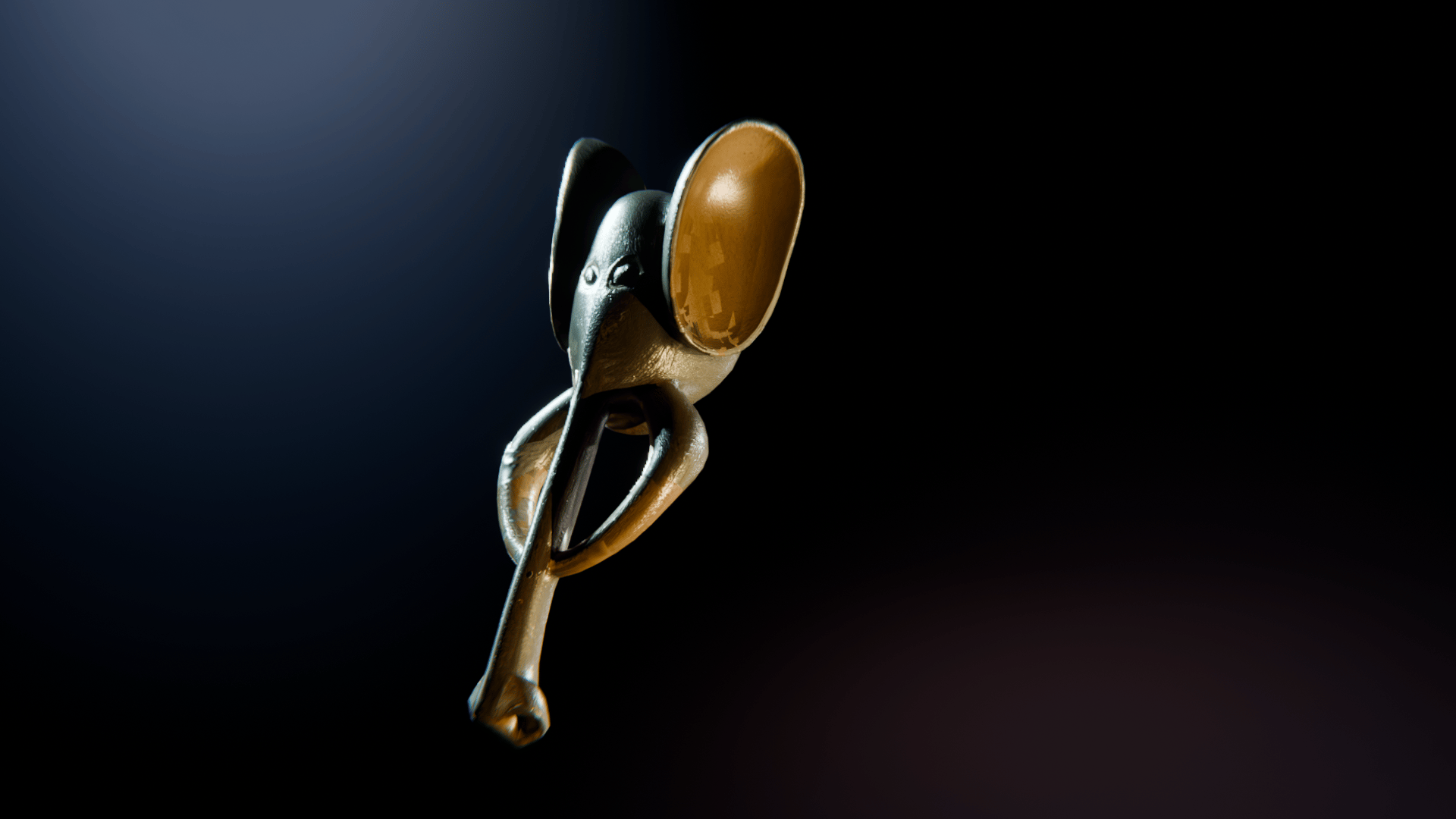 Masque/Sculpture Éléphant Traditionnel – Modèle 3D