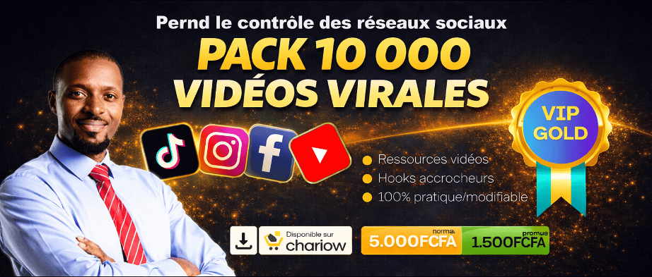 PACK DE 10 000 VIDEOS VIRALES (PRODUITS VIP & GOLD)